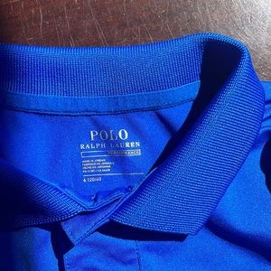 Polo performance (dri-fit) shirt in blue
